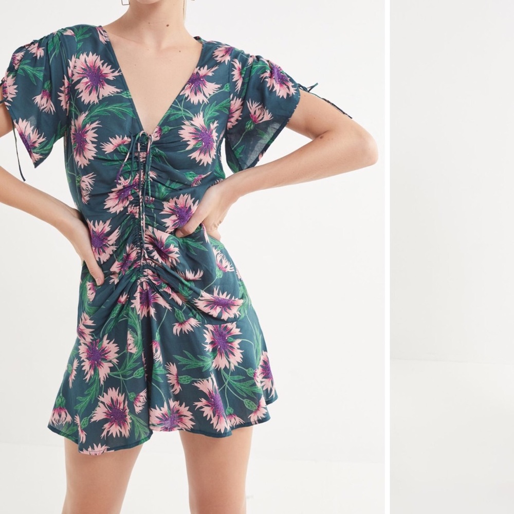 Urban Outfitters V-Neck Mini Dress XS